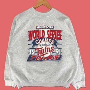 Retro Minnesota Twin Crewneck Sweatshirt, Minnesota Twin Sweatshirt